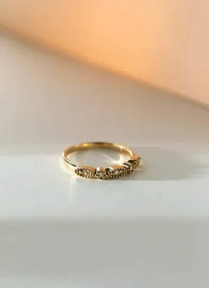 Loki diamond ring 14k gold