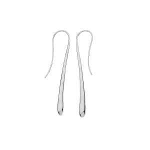 Long Solid Drop Earrings