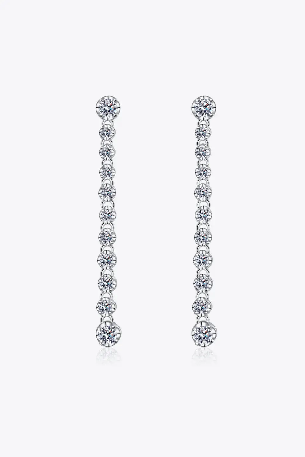 LOVCIA Adored 1.18 Carat Moissanite Long Earrings