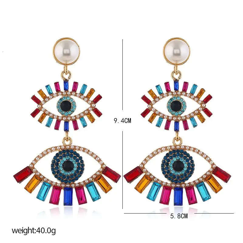 Makeba Evil Eye- Earrings