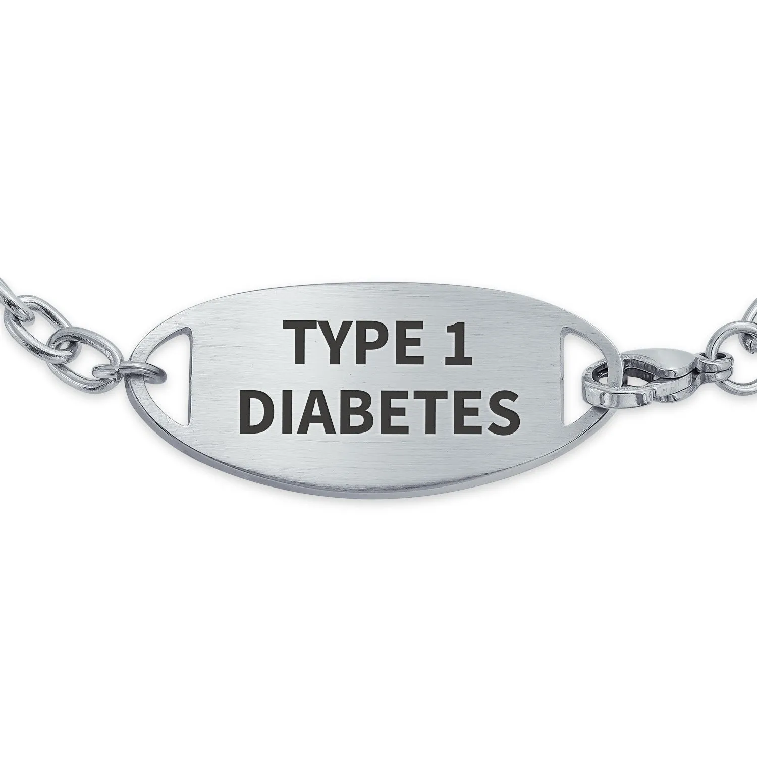 Miami Cuban Link Medical ID Bracelet Stainless Steel 7.5 Inch