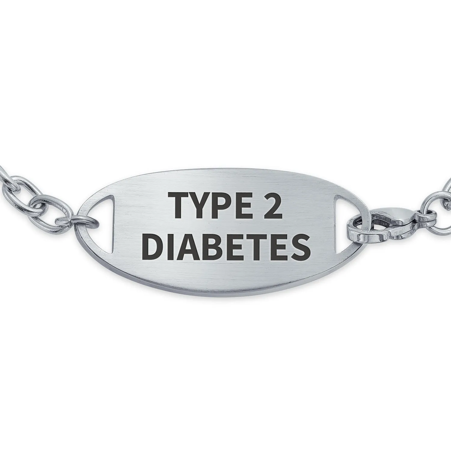 Miami Cuban Link Medical ID Bracelet Stainless Steel 7.5 Inch