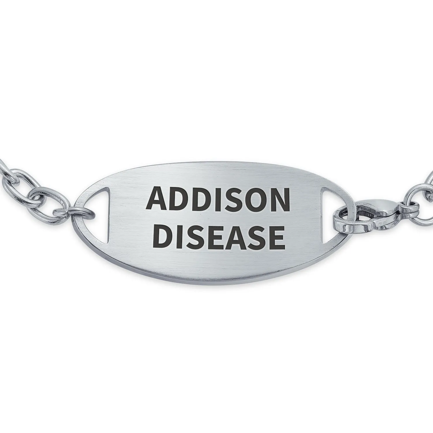 Miami Cuban Link Medical ID Bracelet Stainless Steel 7.5 Inch