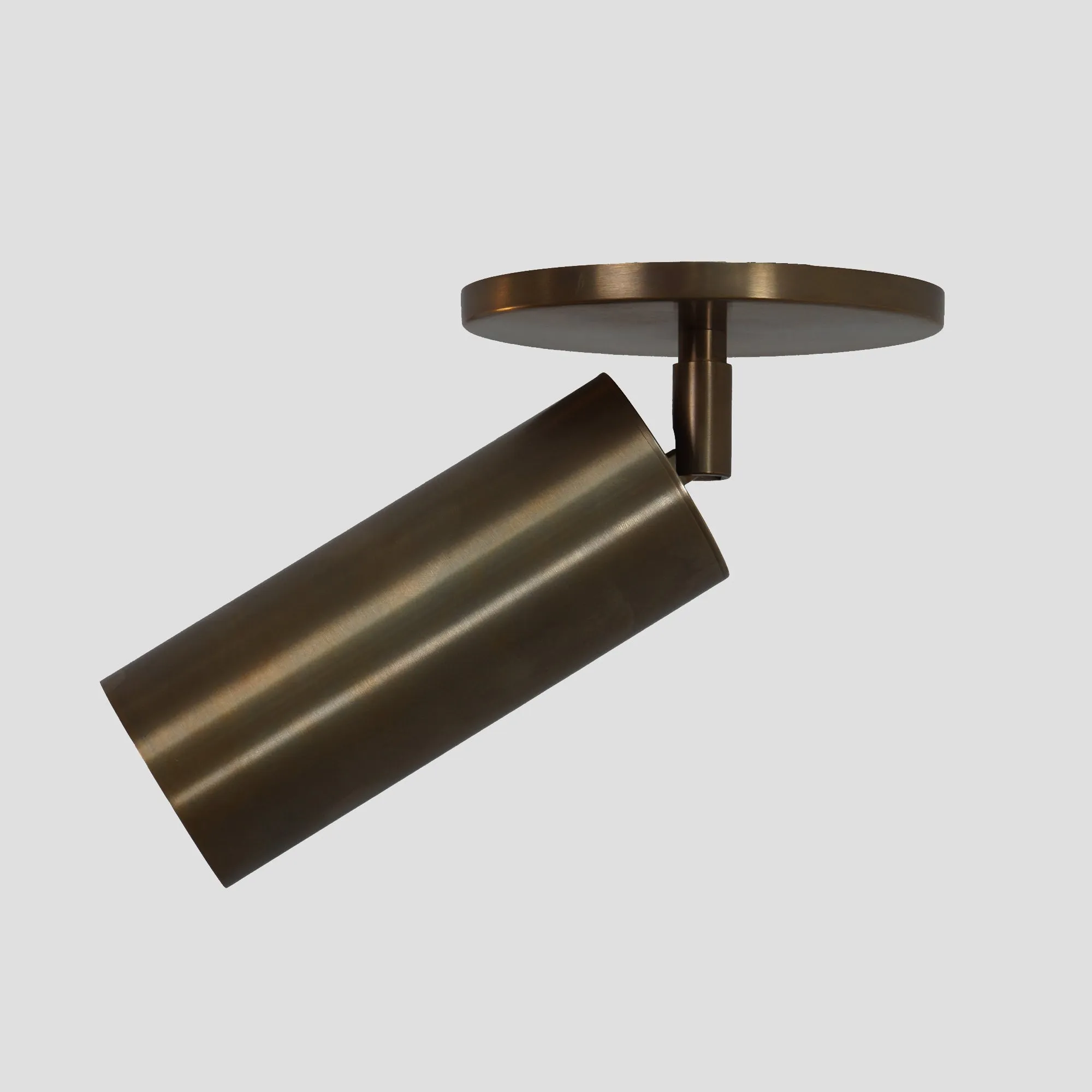 Modern Brass Tube Flush Mount