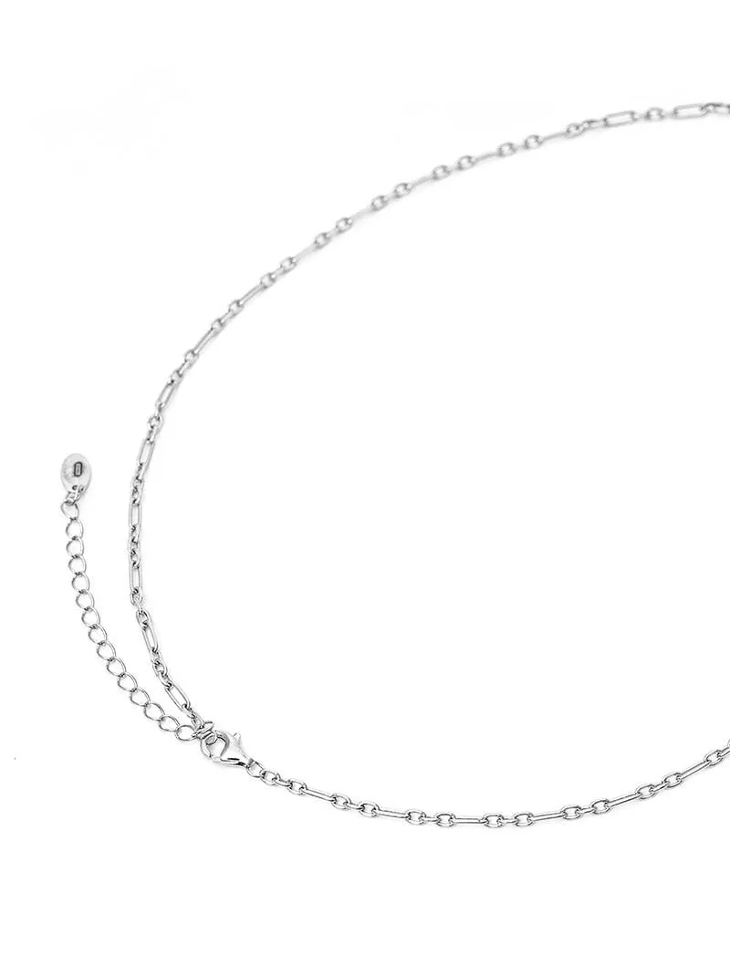 MOM CHARMS NECKLACE IN SILVER