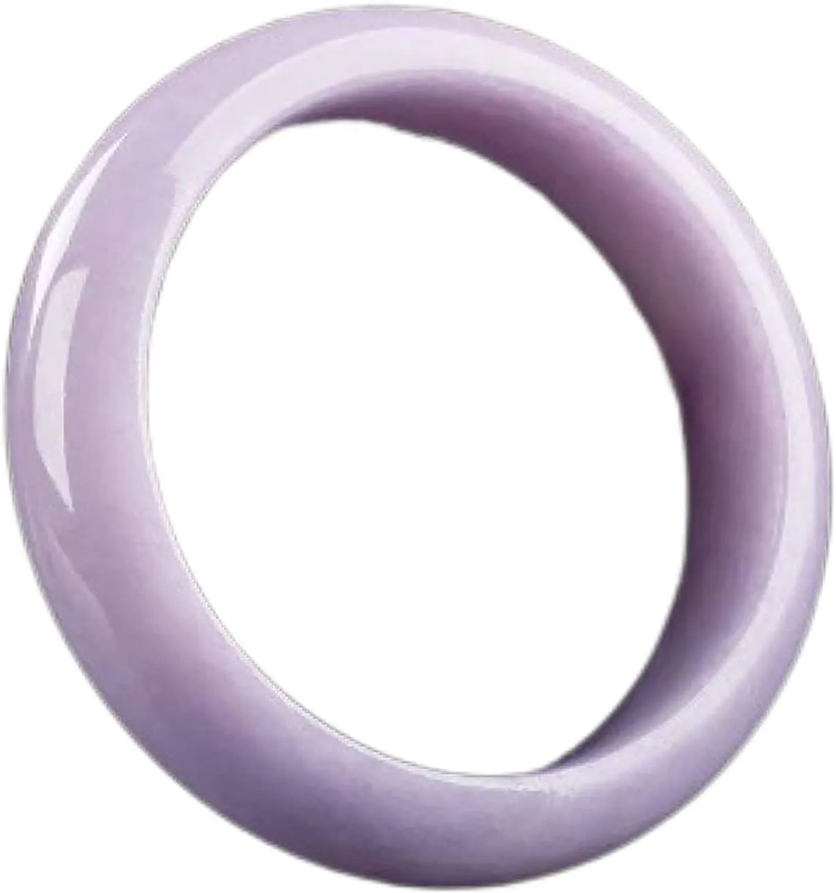 Natural Burmese Violets Jade Bangle Purple Lavender Jade Bracelets for Women Gifts for mom (Size : 60mm)