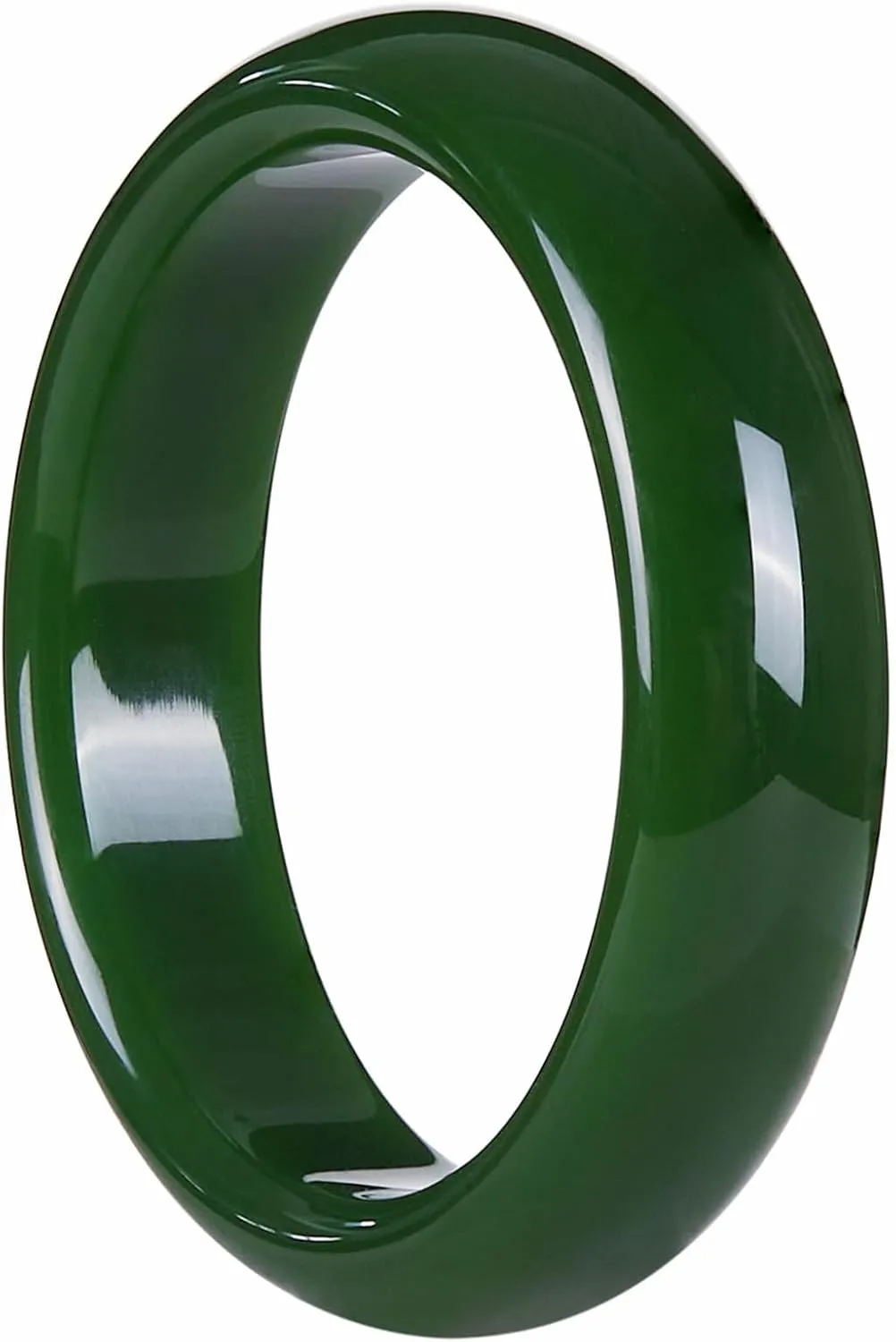 Natural Genuine Jade Bangle Bracelet For Women, Green Jade Bracelet,master-made, National-level Certification