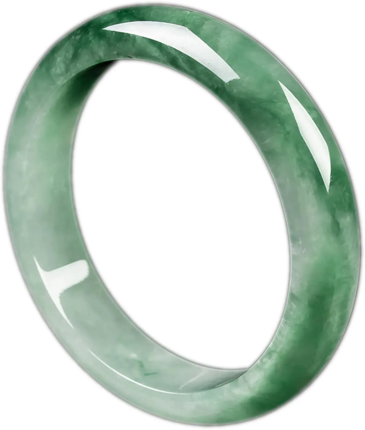 Natural Green Hetian Green Jade Bracelet Bangles Gemstone for Woman Jade Bracelet Bangles,55-56mm