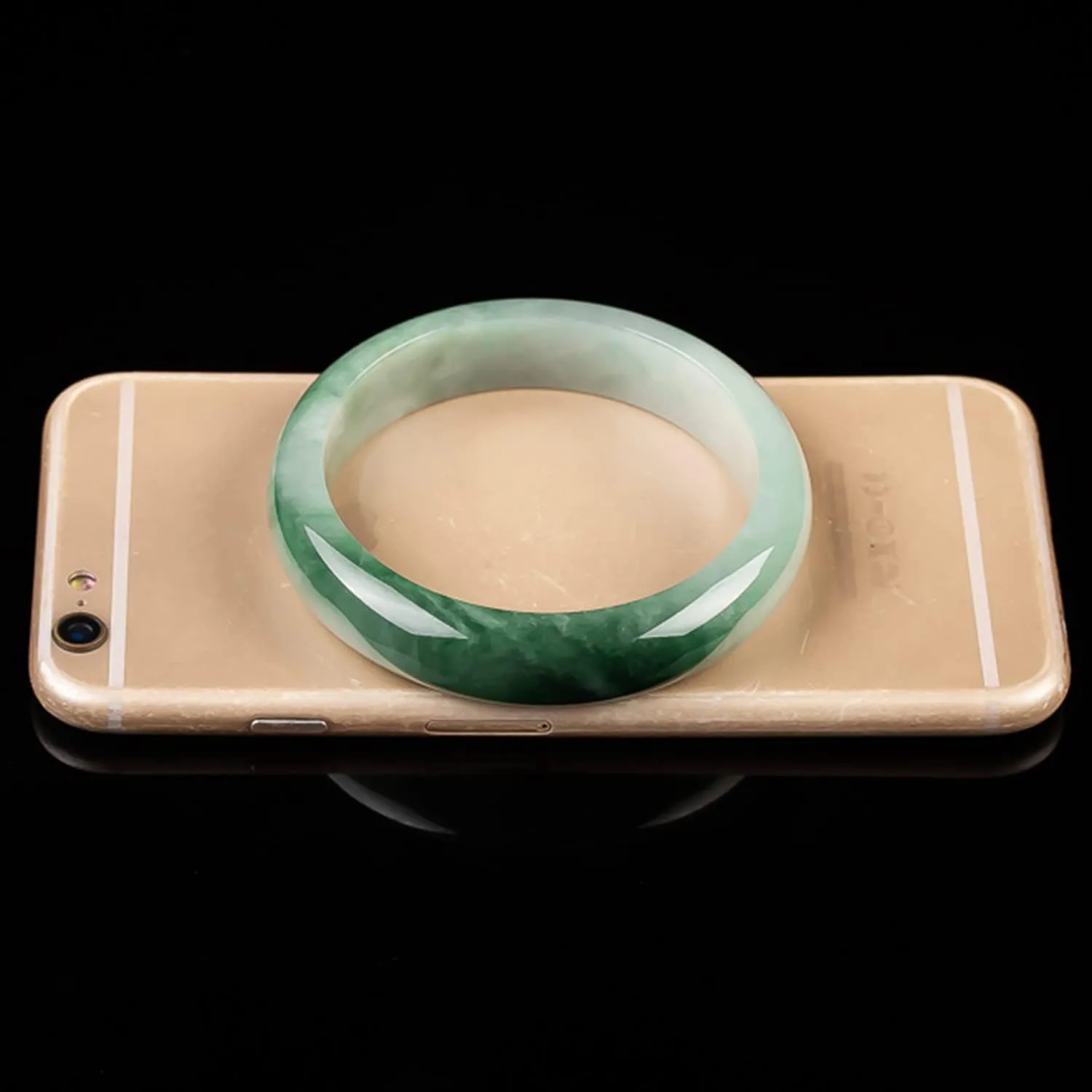 Natural Green Hetian Green Jade Bracelet Bangles Gemstone for Woman Jade Bracelet Bangles,55-56mm