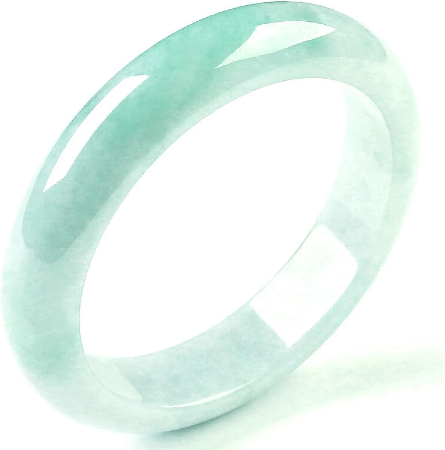 Natural Jade Bangle Bracelet For Women Authentic 100% A Goods Light Green Flower Ice Waxy Jadeite Bracelet