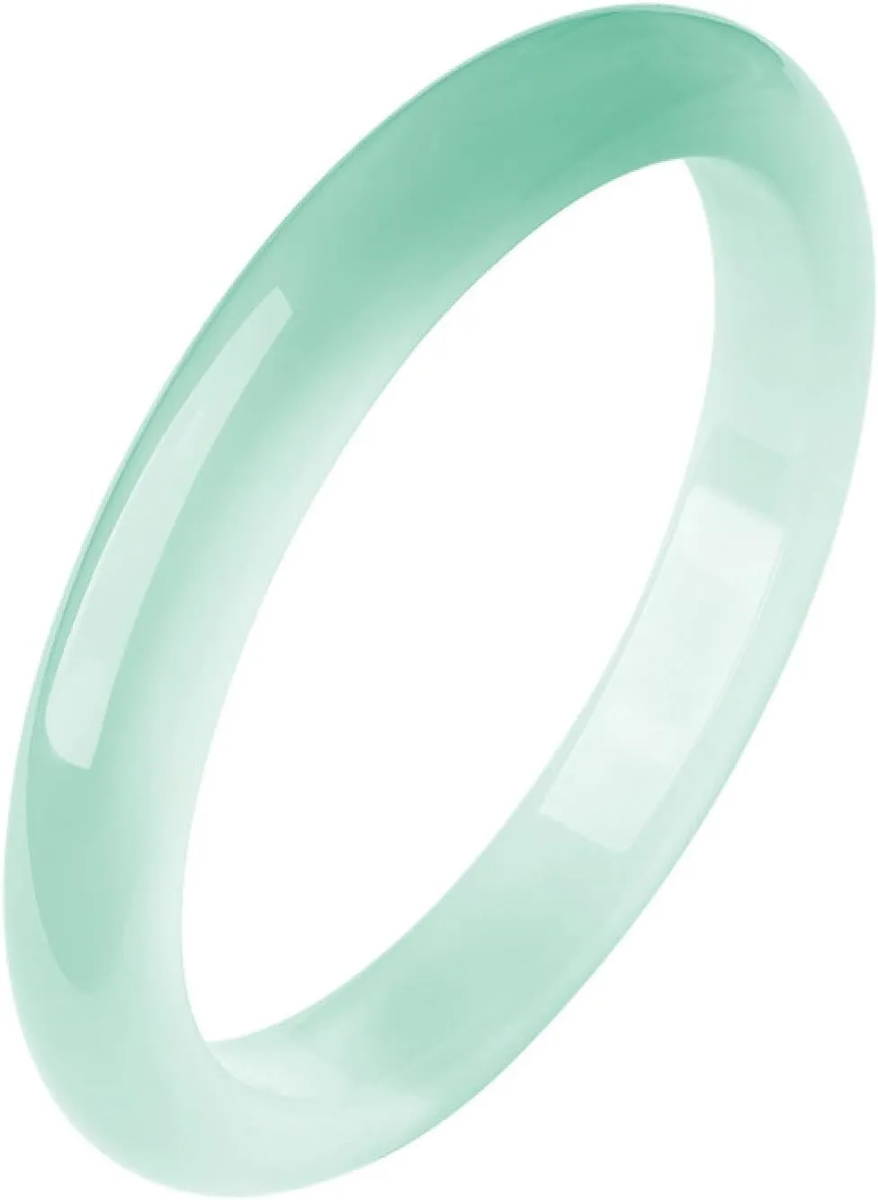 Natural Jade Bangle Bracelet for Women authentic ice species Emerald Light Green Agate Fresh and Elegant Bracelet
