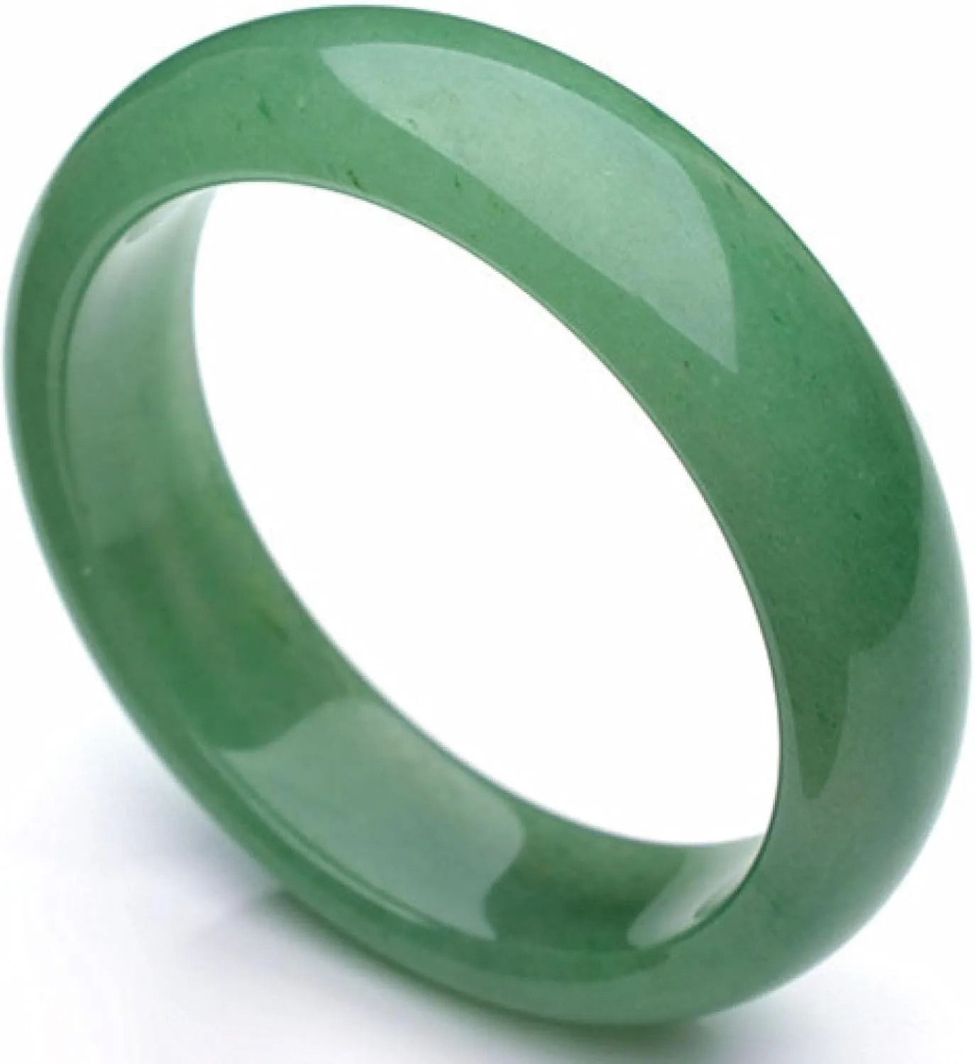 Natural Jade Bangle Bracelet For Women Genuine Ice Green Transparent 100% Grade A Floating Flowers Full Of Green Good Luck Gift