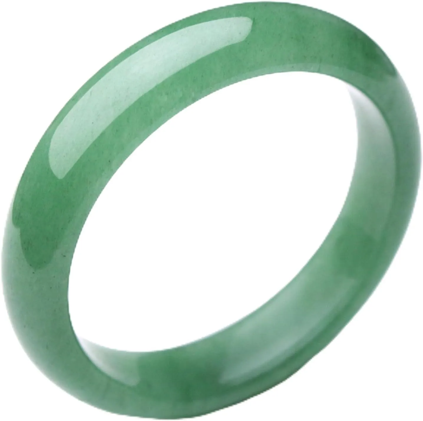 Natural Jade Bangle Bracelet For Women Genuine Ice Green Transparent 100% Grade A Floating Flowers Full Of Green Good Luck Gift
