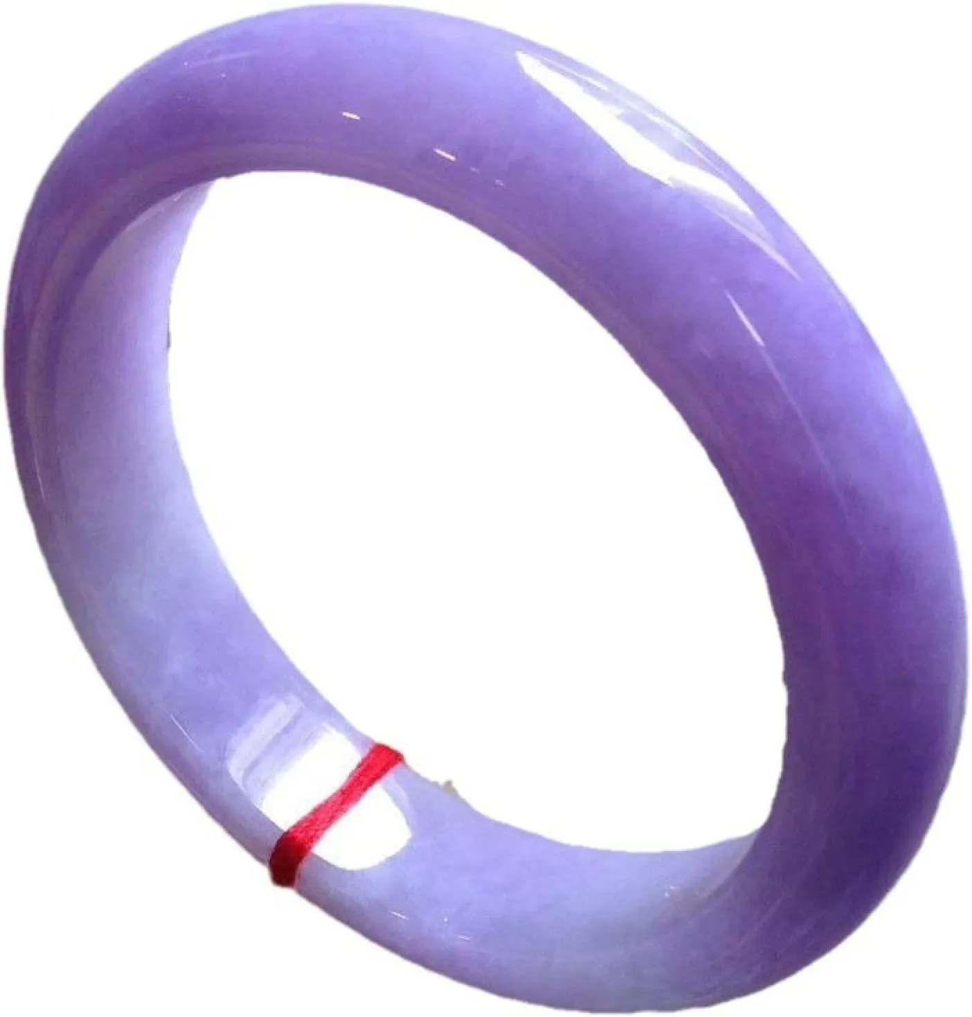 Natural Jade Bangle Bracelet for Women Genuine Ice Purple Noble and Elegant Bracelet with Gift Box