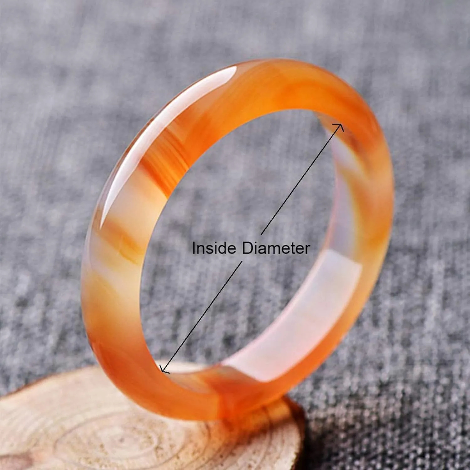Natural Jade Bangle Bracelet for Women Genuine Ice Species Agate Fresh and Beautiful for Girl's and Girlfriend