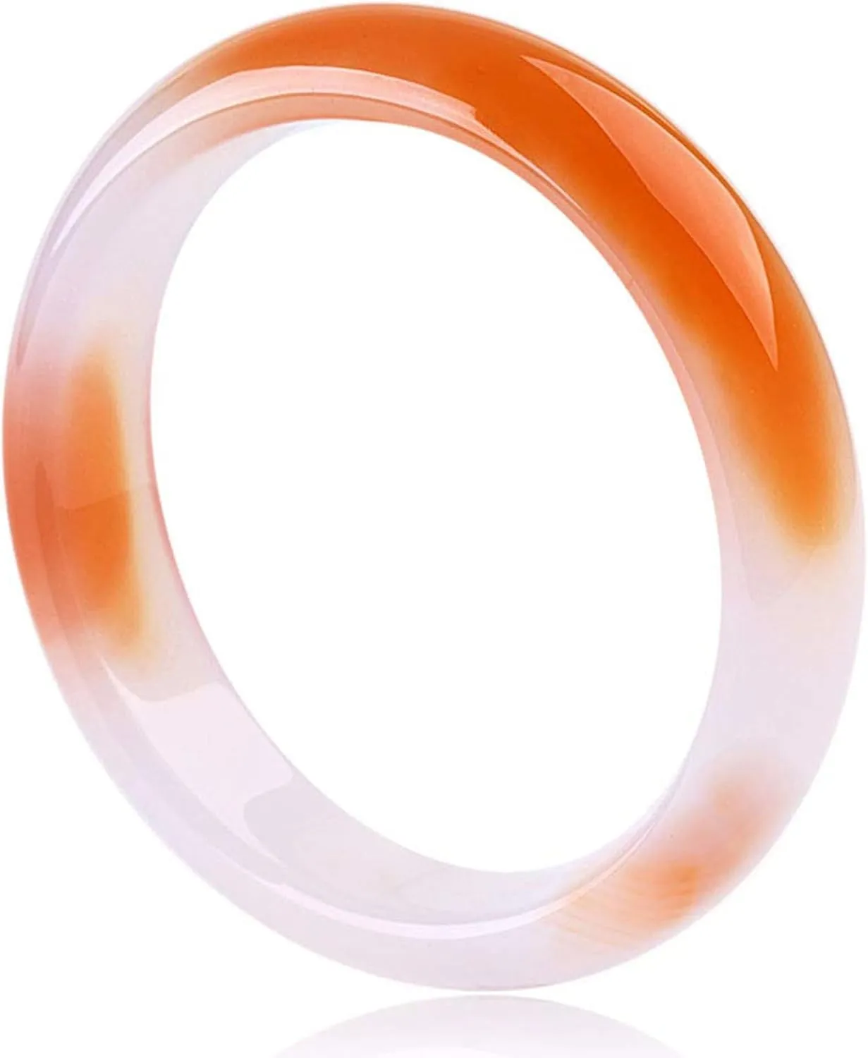 Natural Jade Bangle Bracelet for Women Genuine Ice Species Agate Fresh and Beautiful for Girl's and Girlfriend