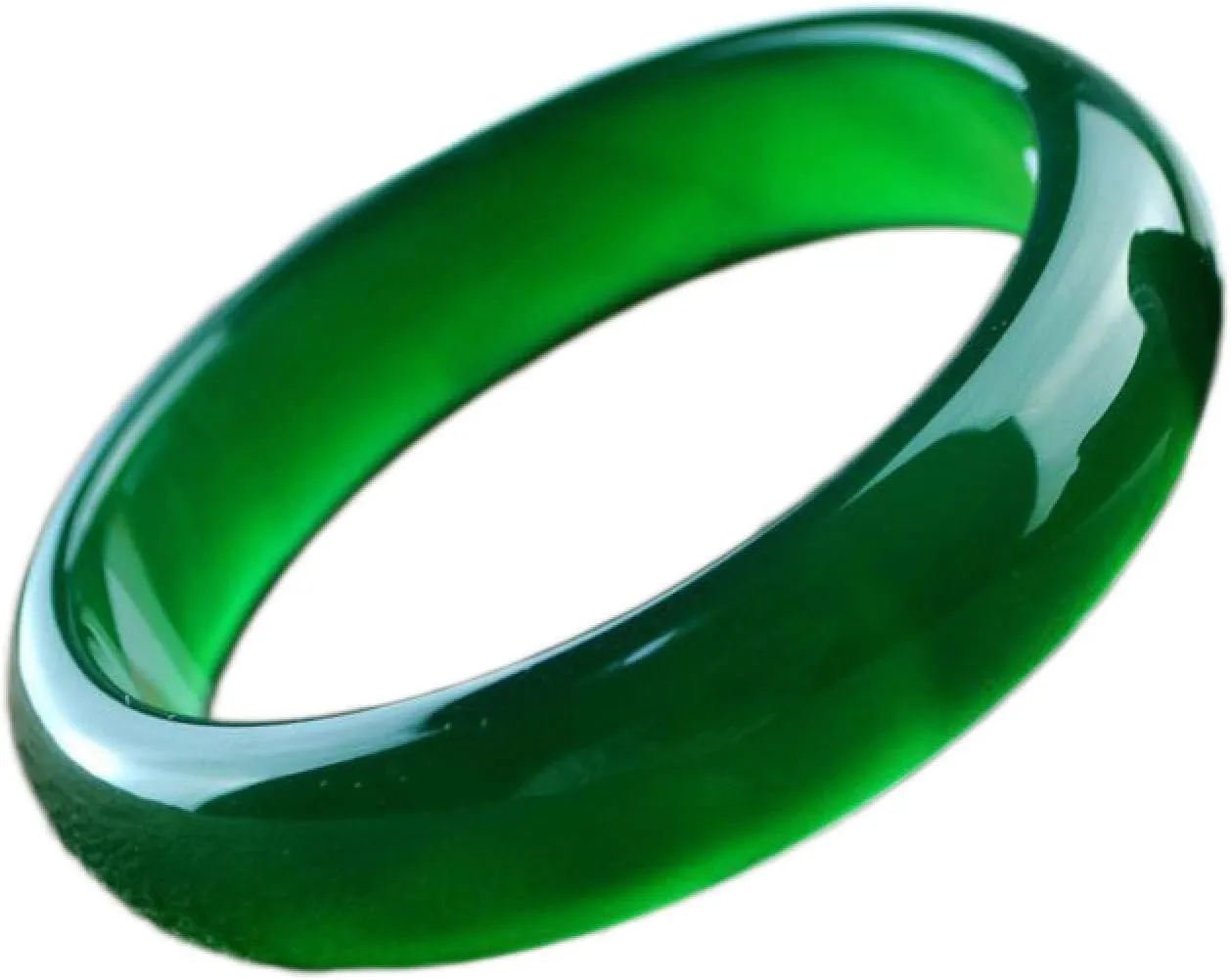 Natural Jade Bangle Bracelet For Women Genuine New Ice Transparent Classic Fashion Green Bracelet Brings Good Luck
