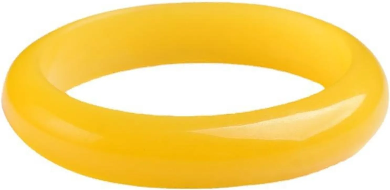 Natural Jade Bangle Bracelet For Women, Genuine Yellow Bracelet With Jewelry Box,made By Masters, National Inspection And Certification