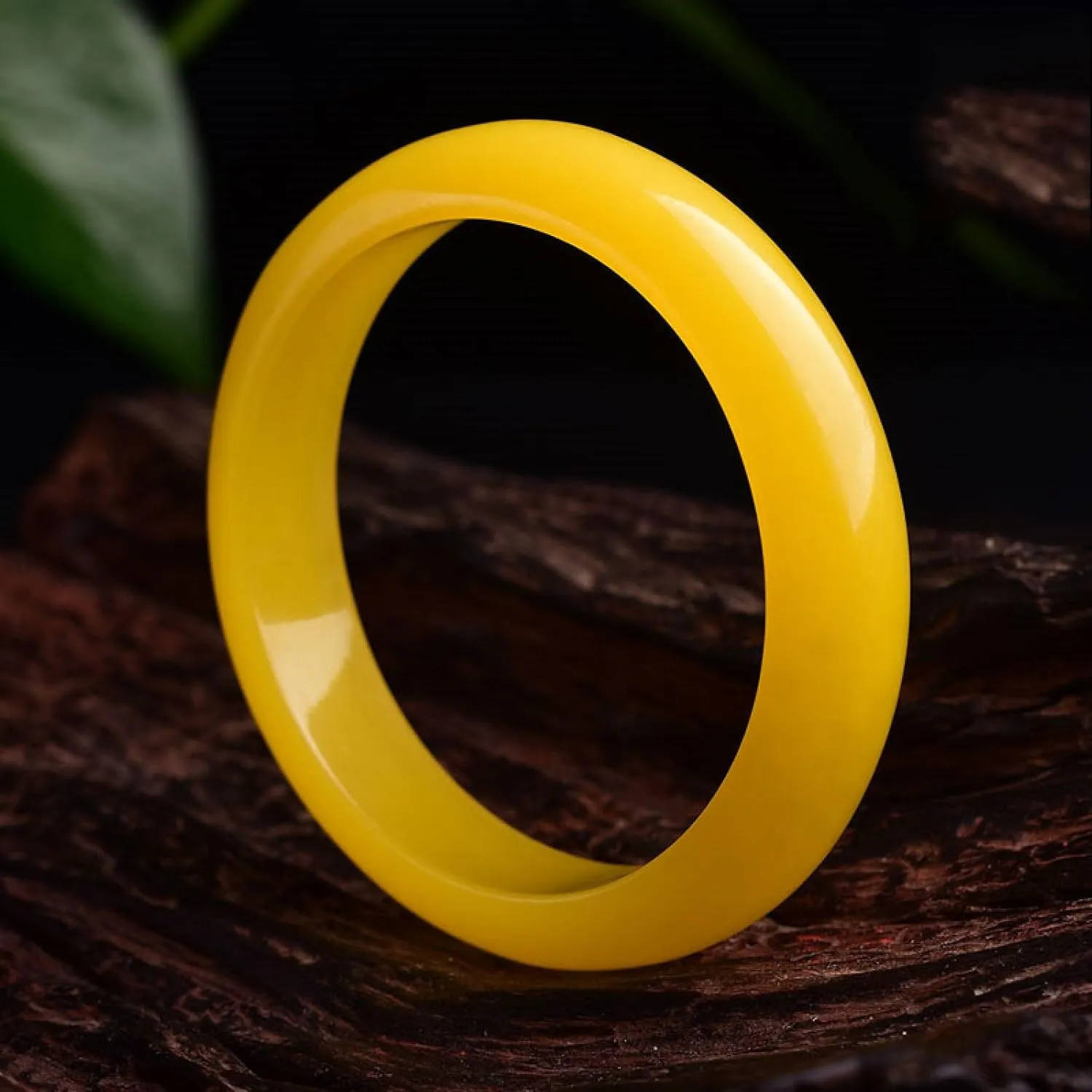 Natural Jade Bangle Bracelet For Women, Genuine Yellow Bracelet With Jewelry Box,made By Masters, National Inspection And Certification