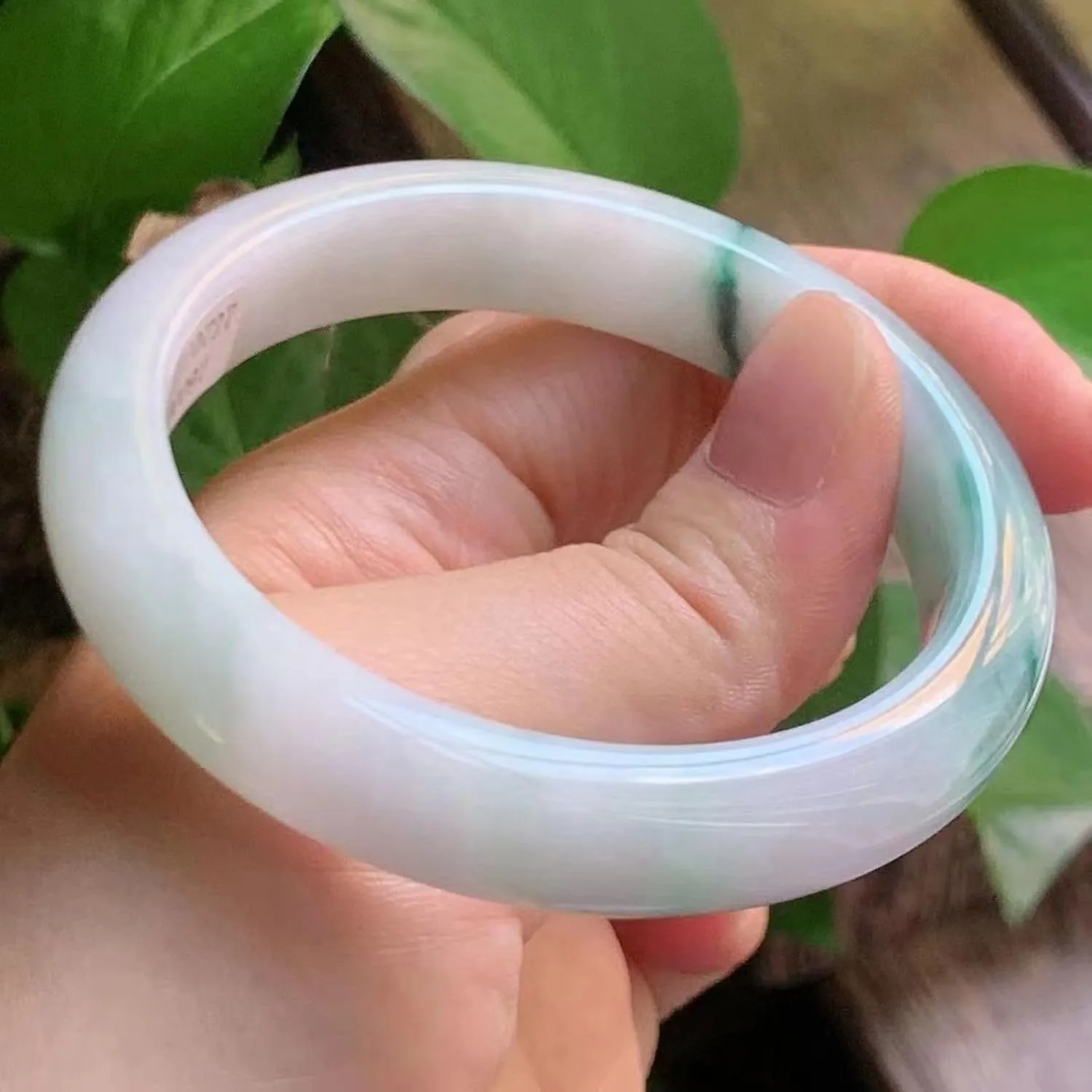 Natural Jade Bangle Bracelet for Women, Green Vintage Handmade,Jade Bracelet??Handmade with certificate