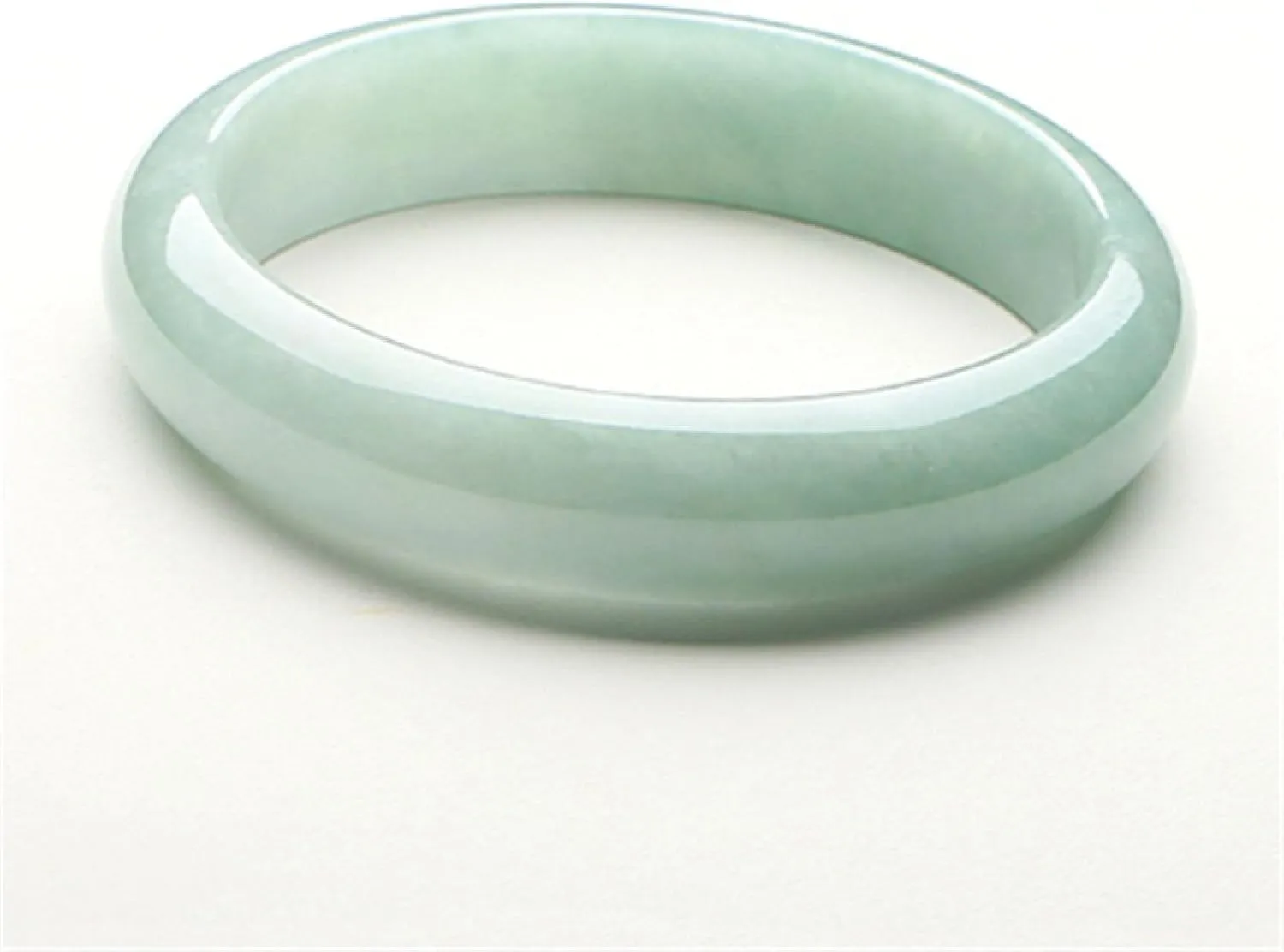 Natural Jade Bangle Bracelet for Women,Authentic Ice Species Light Green Noble Consort Bracelet, Emerald Jade Bracele