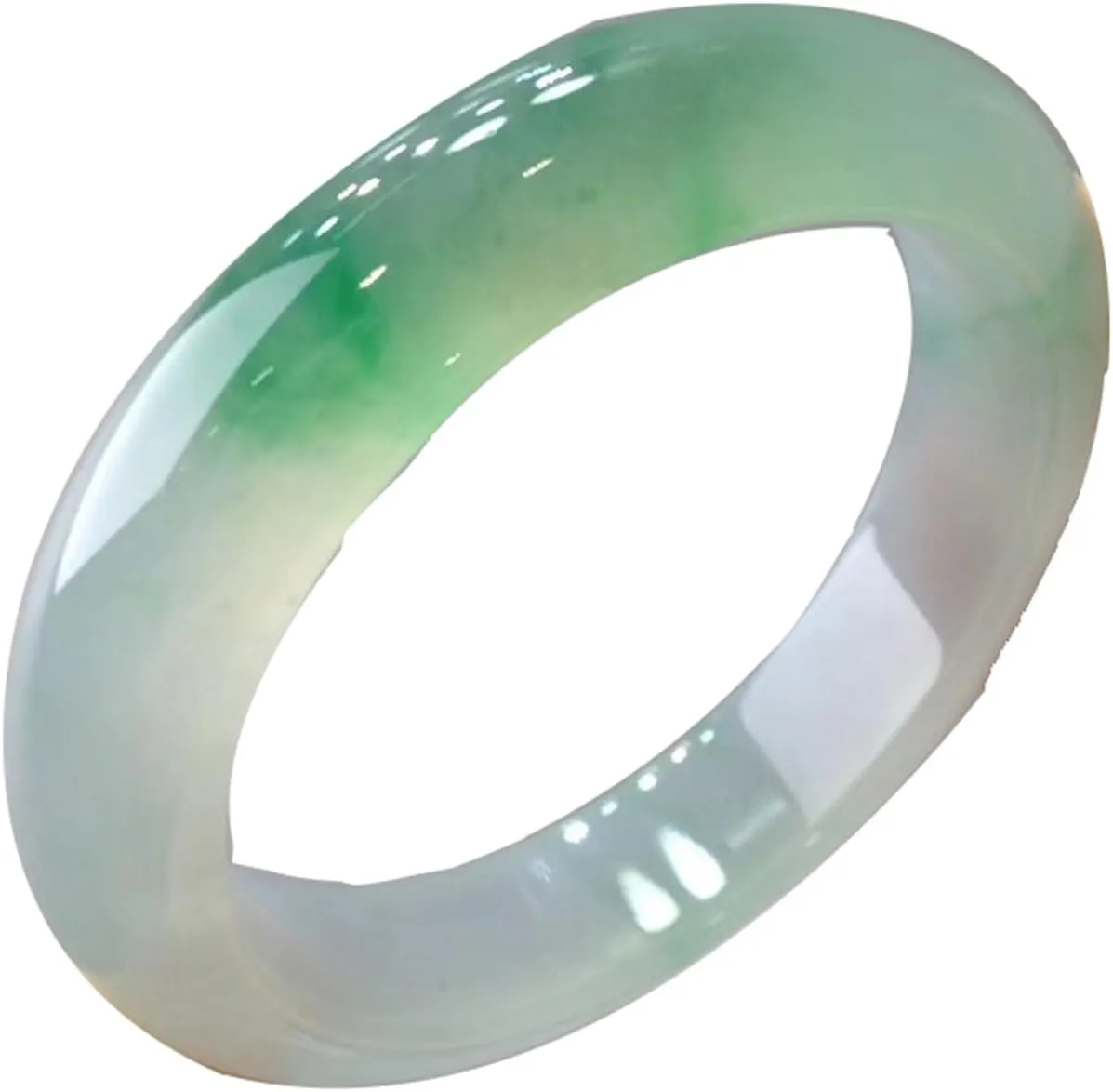Natural jade Bangle bracelet, genuine ice jade Bangle bracelet, floating flowers, crystal clear, suitable for women
