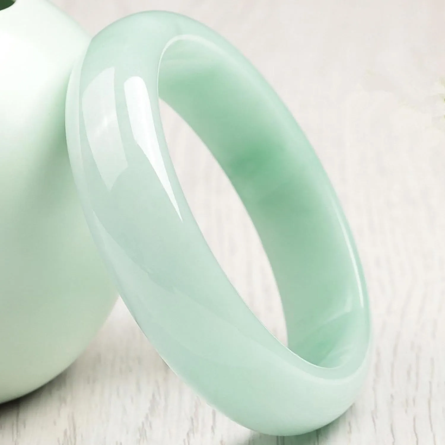 natural jade Bangle Bracelet, Water Moisturizing and Ice Transparent Stone Of Wealth Jewelry,vintage bracelet women.