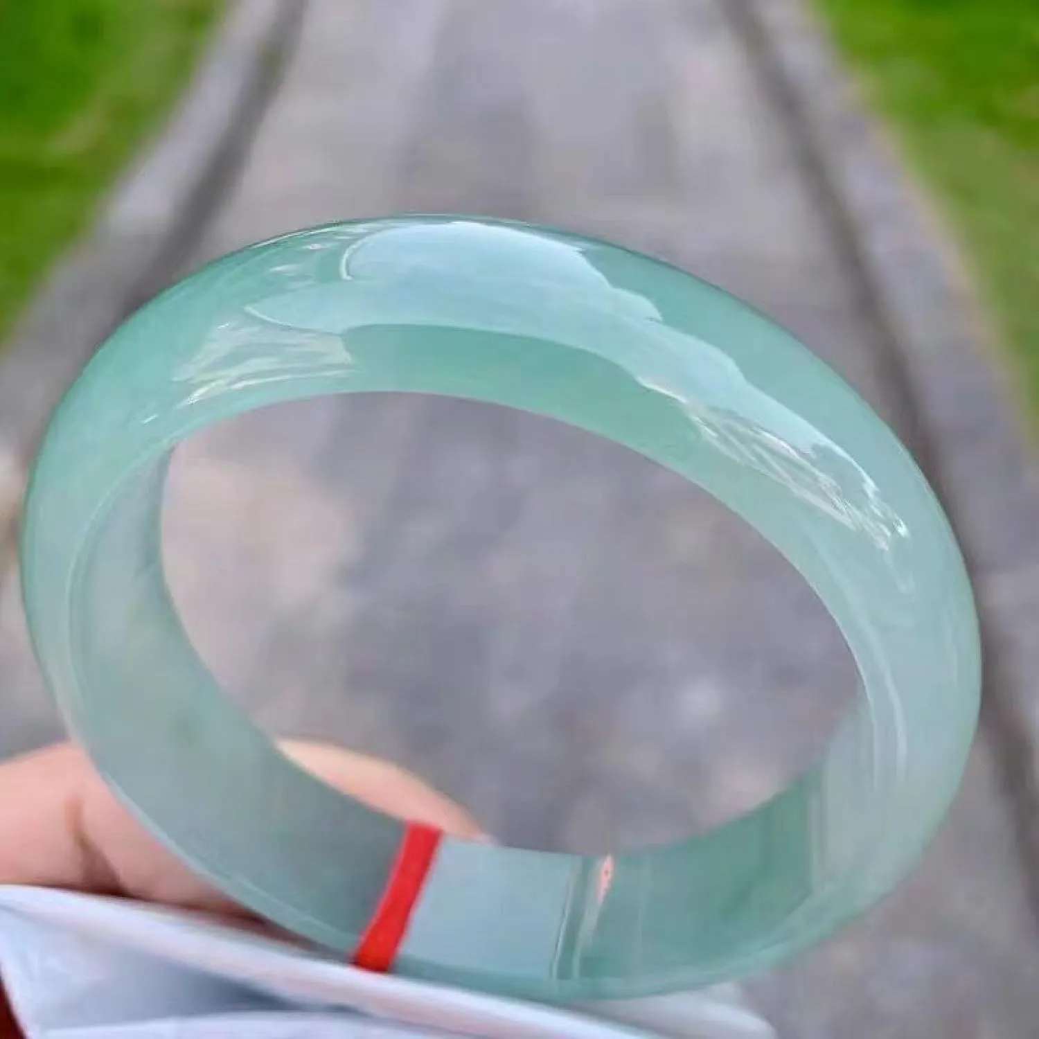 Natural jade bracele, Bangle Bracelet For Women, Green Agate Chalcedony Jewelry Retro Jadeite