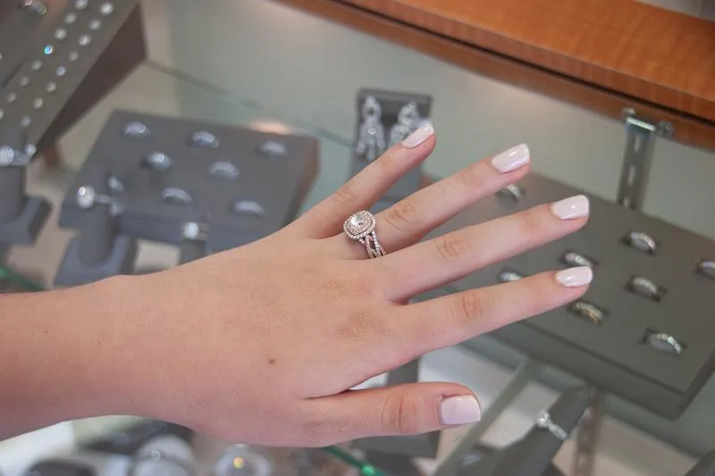 Natural Pink Diamond Engagement Ring