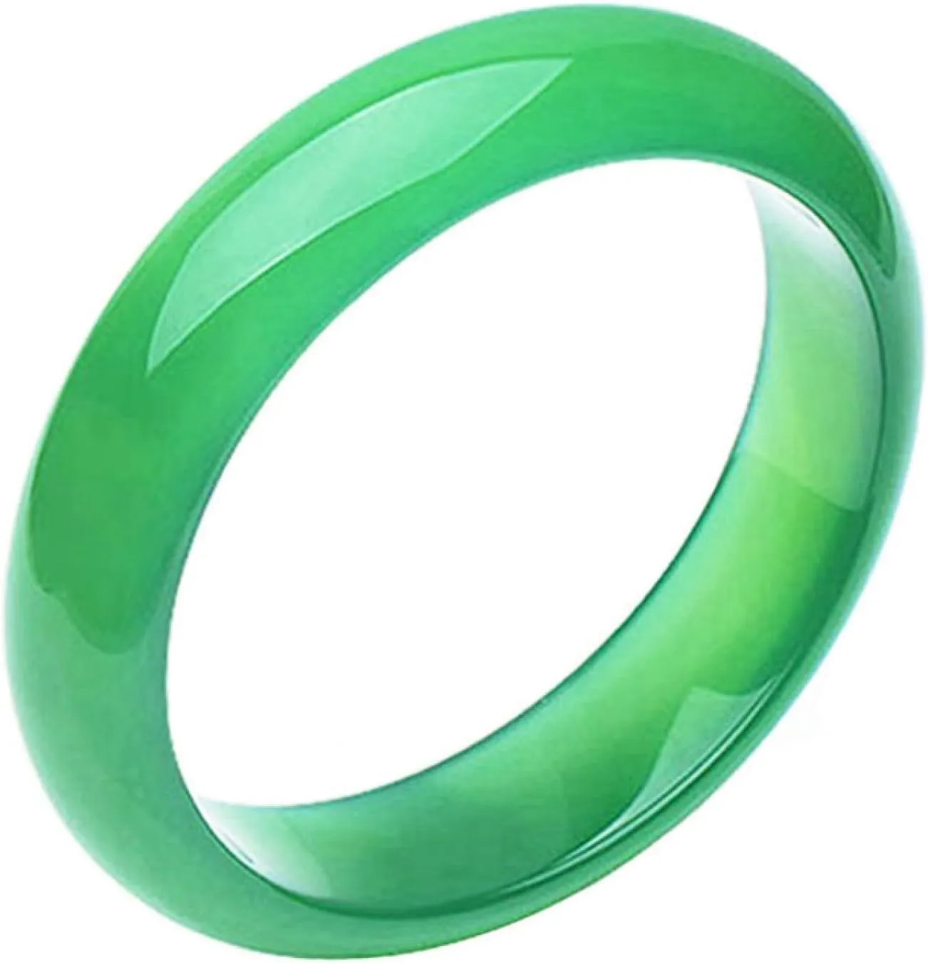 New Natural Jade Bangle Bracelet For Women Ice Brazilian Women's Model 100% A-grade Genuine Green Chalcedony Bracelet