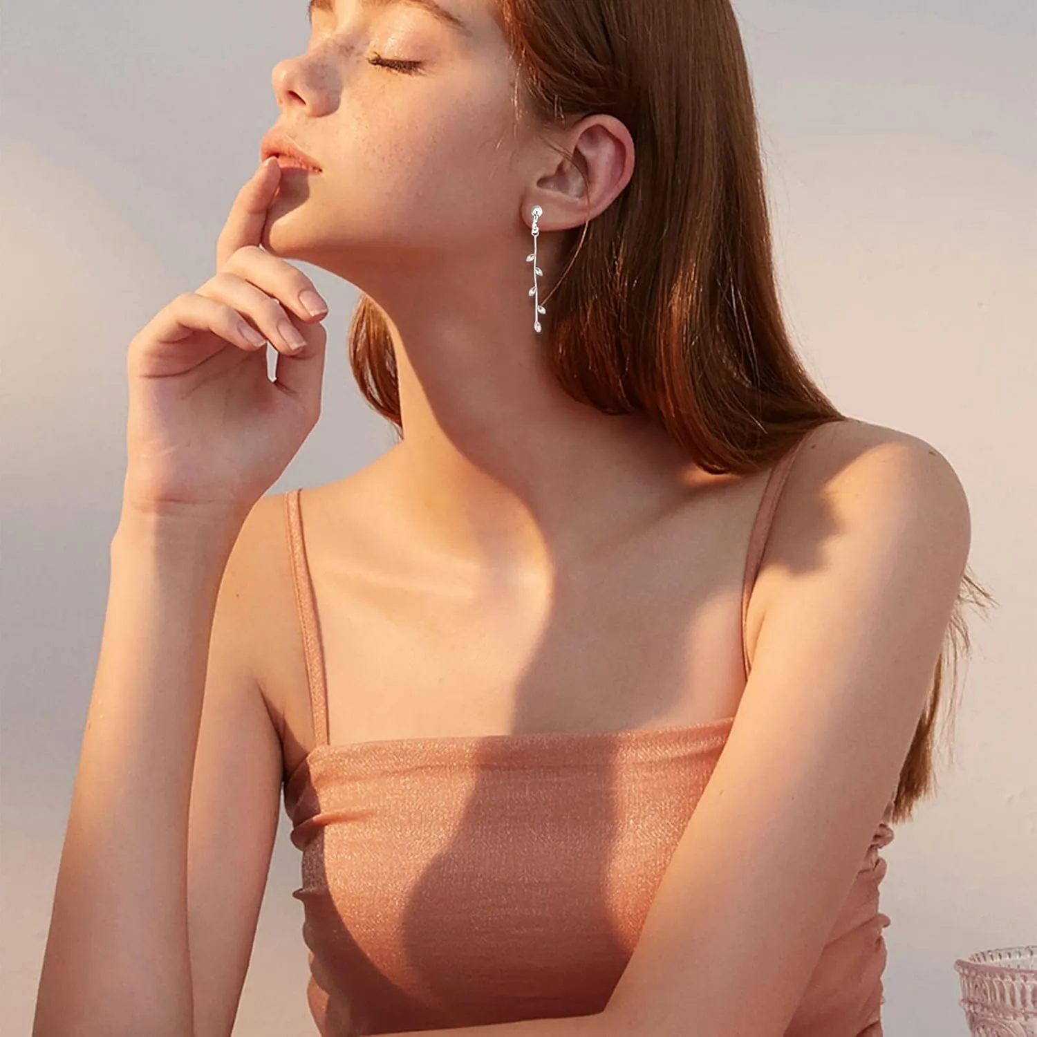 NEWITIN 16 Pairs Clip On Earrings for Women Cute Earring Charming Fashion Dangle Drop Earring Non Piercing Clip on Dangle Earrings for Women