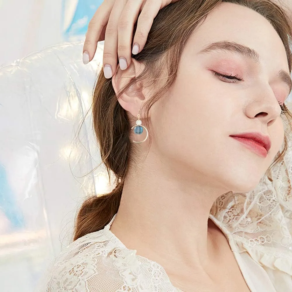 NEWITIN 16 Pairs Clip On Earrings for Women Cute Earring Charming Fashion Dangle Drop Earring Non Piercing Clip on Dangle Earrings for Women