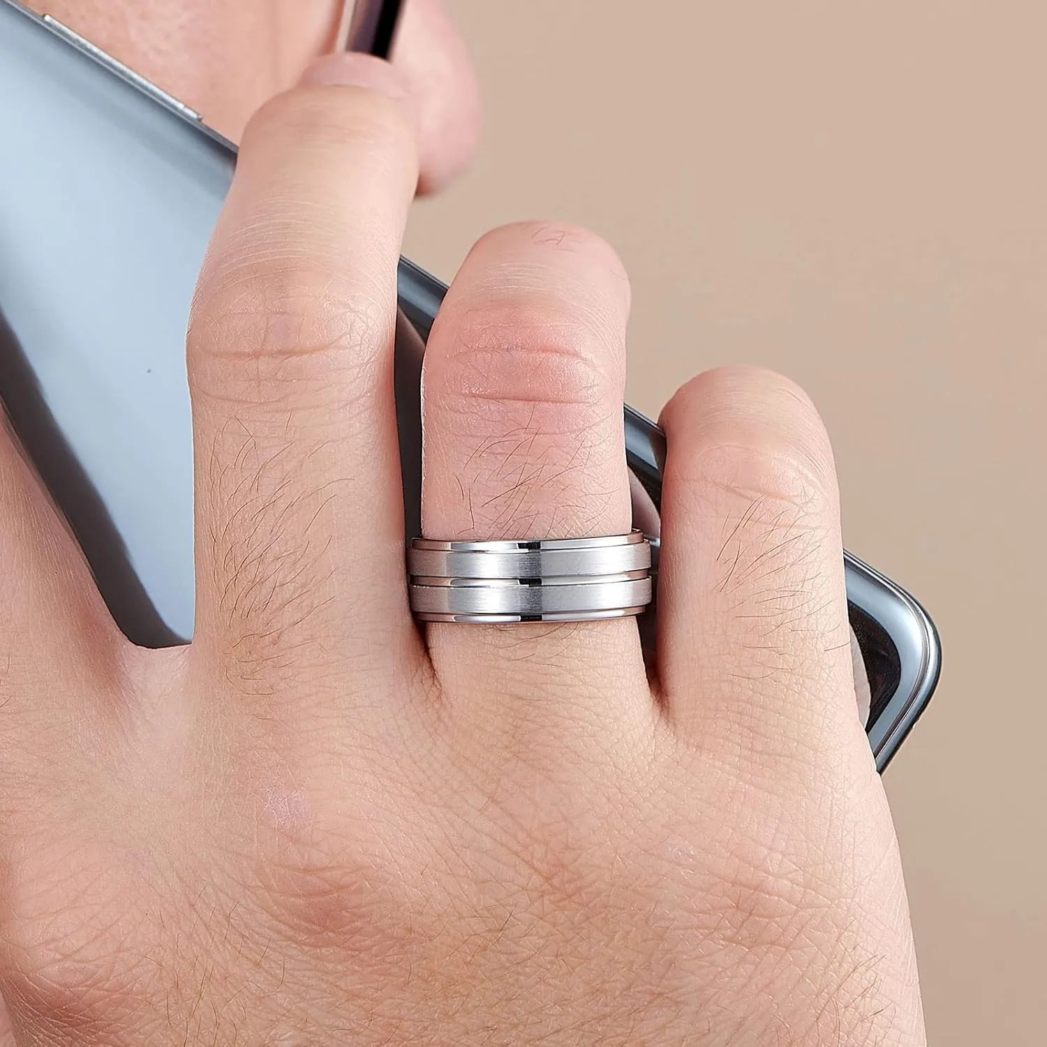 Newshe Jewellery Wedding Rings Set for Him and Her AAAAA Cz Women Mens Tungsten Bands 925 Sterling Silver Couples Size 5-12