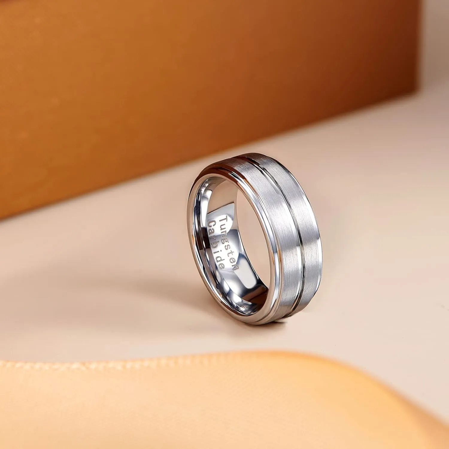 Newshe Jewellery Wedding Rings Set for Him and Her AAAAA Cz Women Mens Tungsten Bands 925 Sterling Silver Couples Size 5-12
