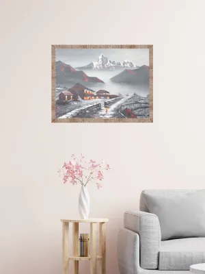 Oil Painting of Ama Dablam
