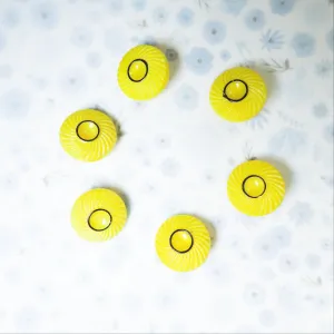 Old glass buttons