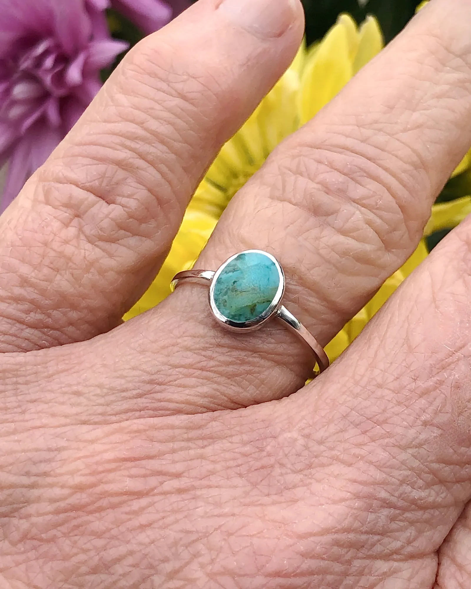 Oval Turquoise Ring