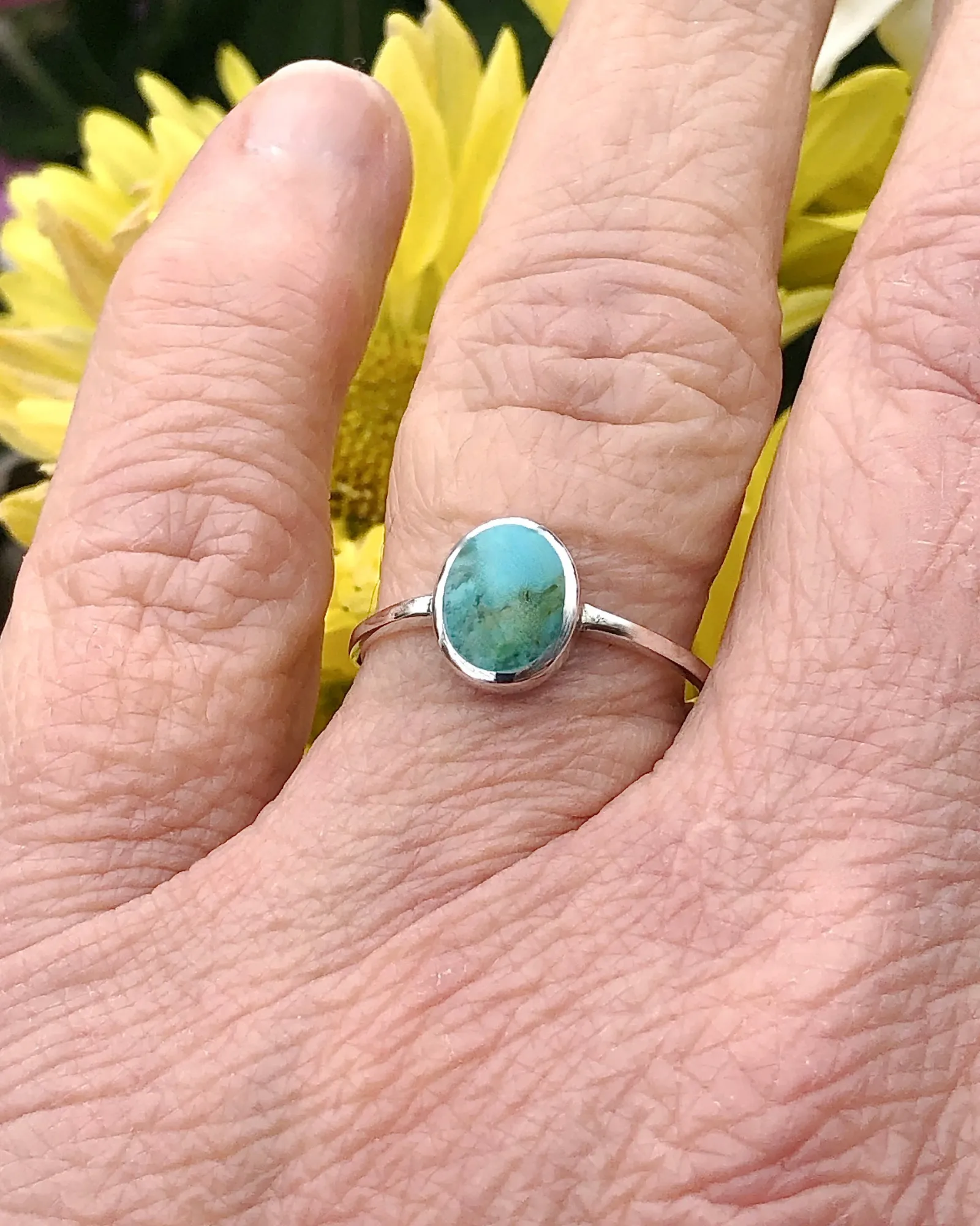 Oval Turquoise Ring
