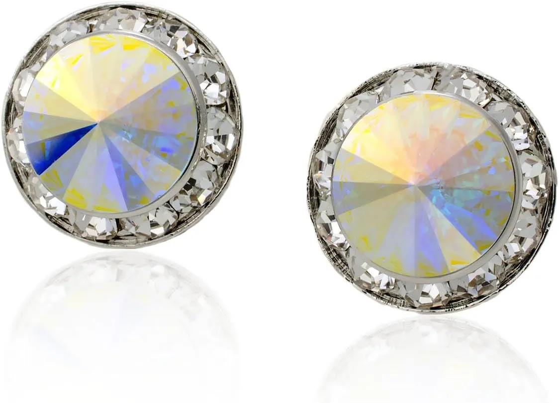 PammyJ 15mm Crystal CLIP-ON Earrings