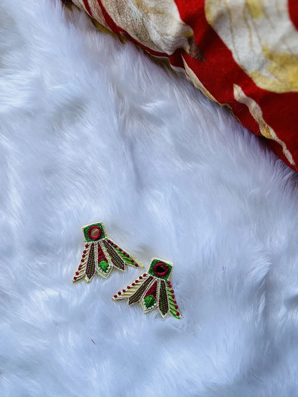 Pankhuri Earrings Yellow