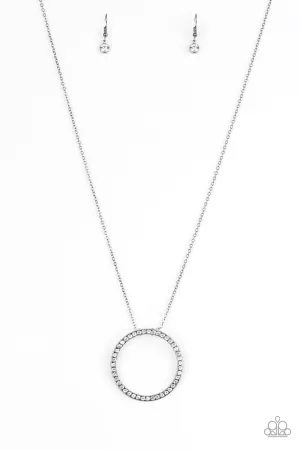 Paparazzi Center Of Attention Black Long Necklace