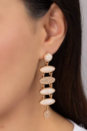 Paparazzi Earring ~ Rustic Reverie - Gold