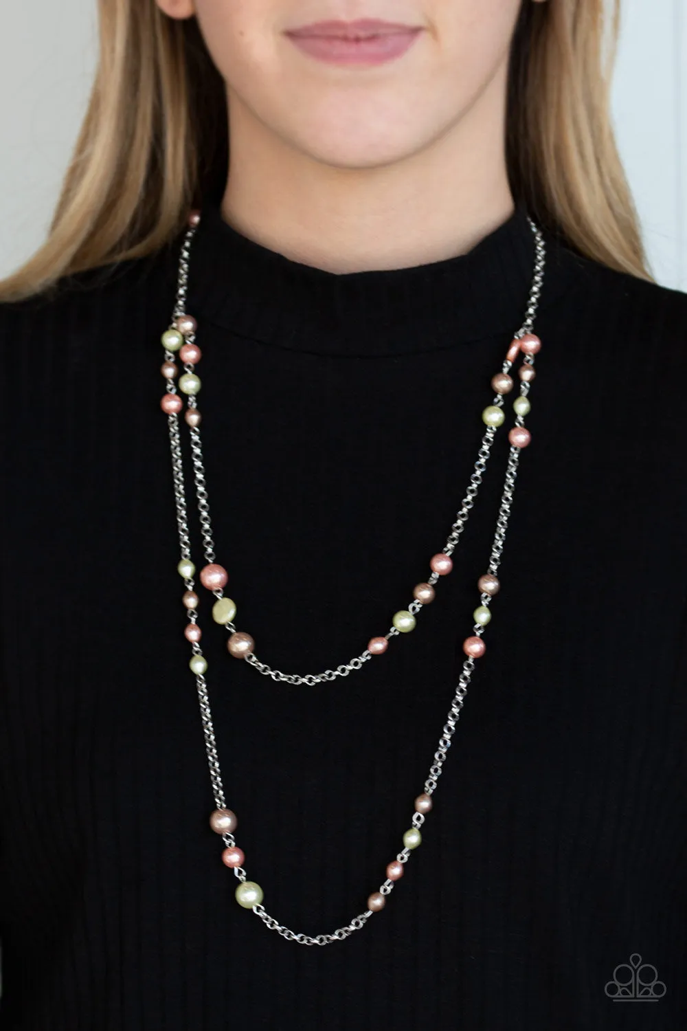 Paparazzi Pearl Promenade Multi Long Necklace