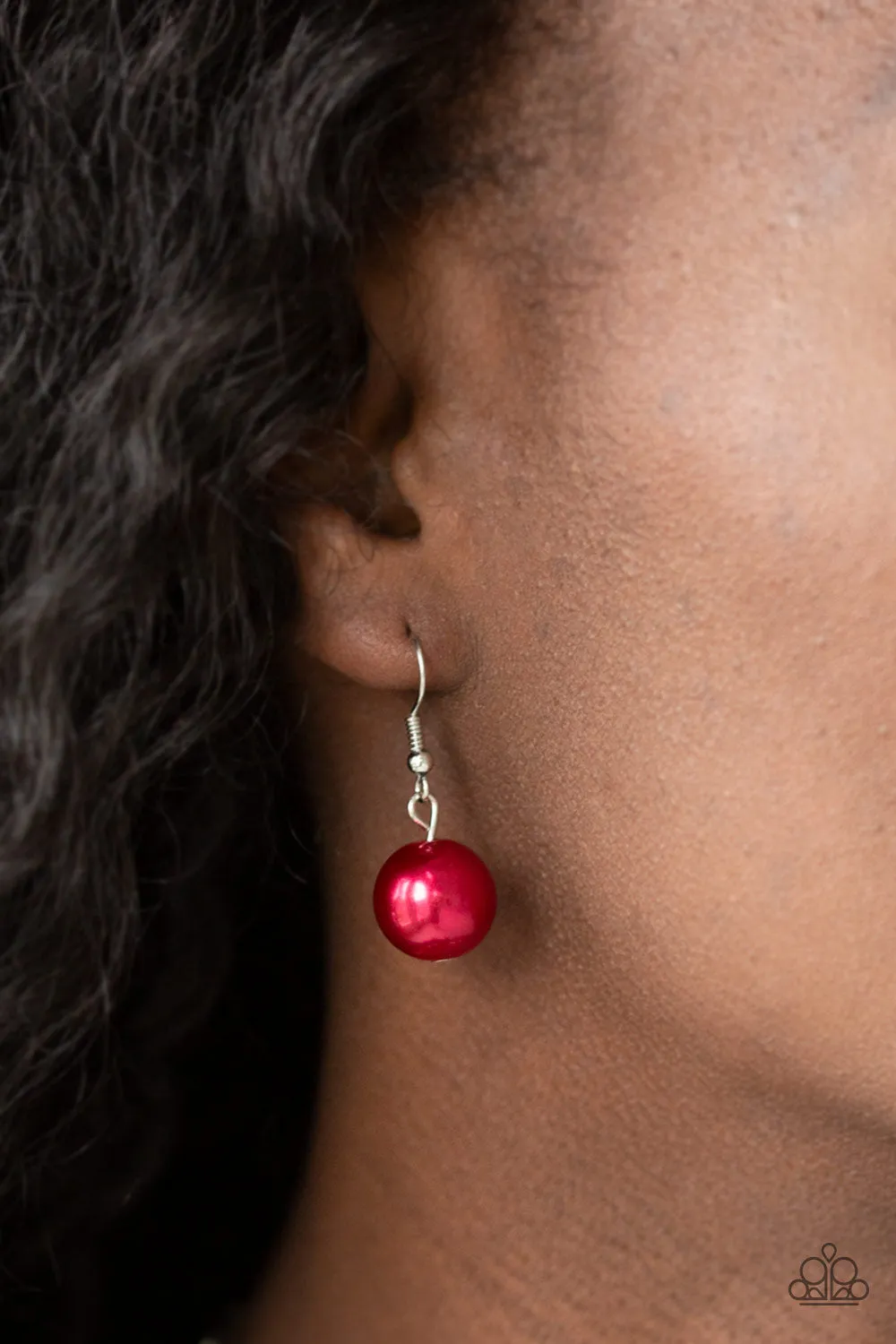 Paparazzi Take Note Red Short Necklace
