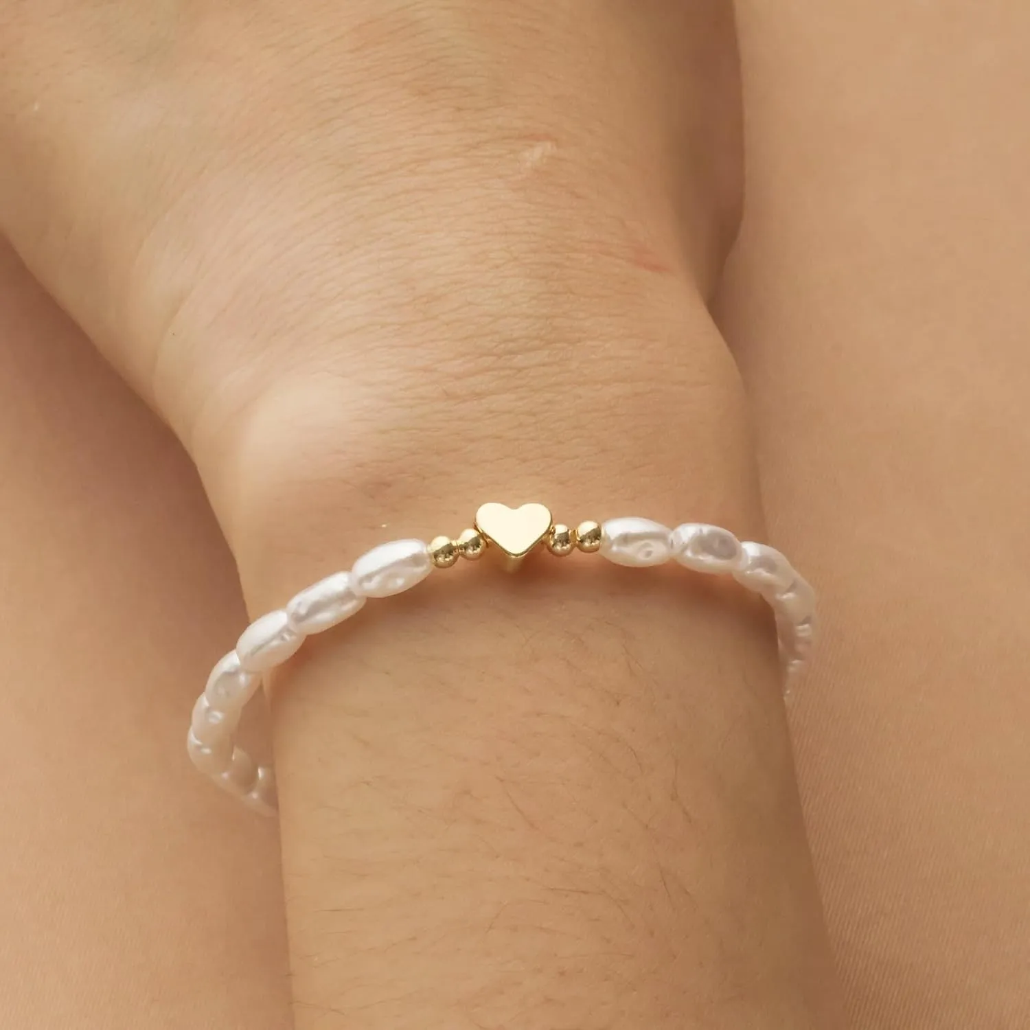 Pearl Bracelets for Women, Gold Pearl Bracelet, Pearl Bracelets for Women Gold, Freshwater Pearl Bracelet, Dainty Pearl Bracelet, 14K Gold Plated Bracelets, Dainty Pearls Beaded Chain