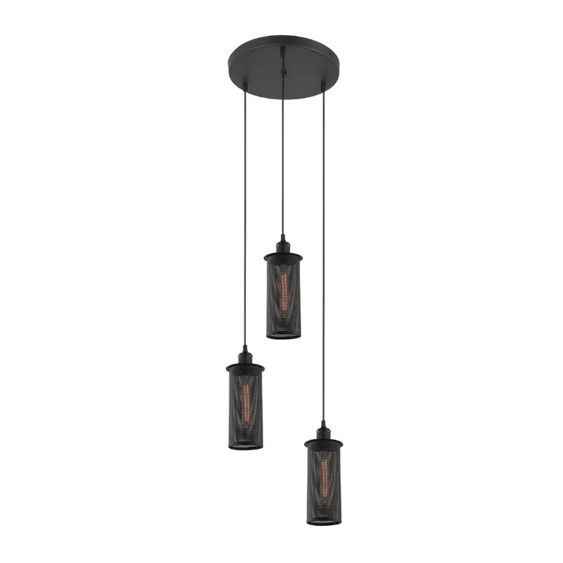 Perforated Cylinder Pendants