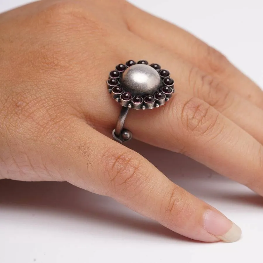 Pink Flower Ring