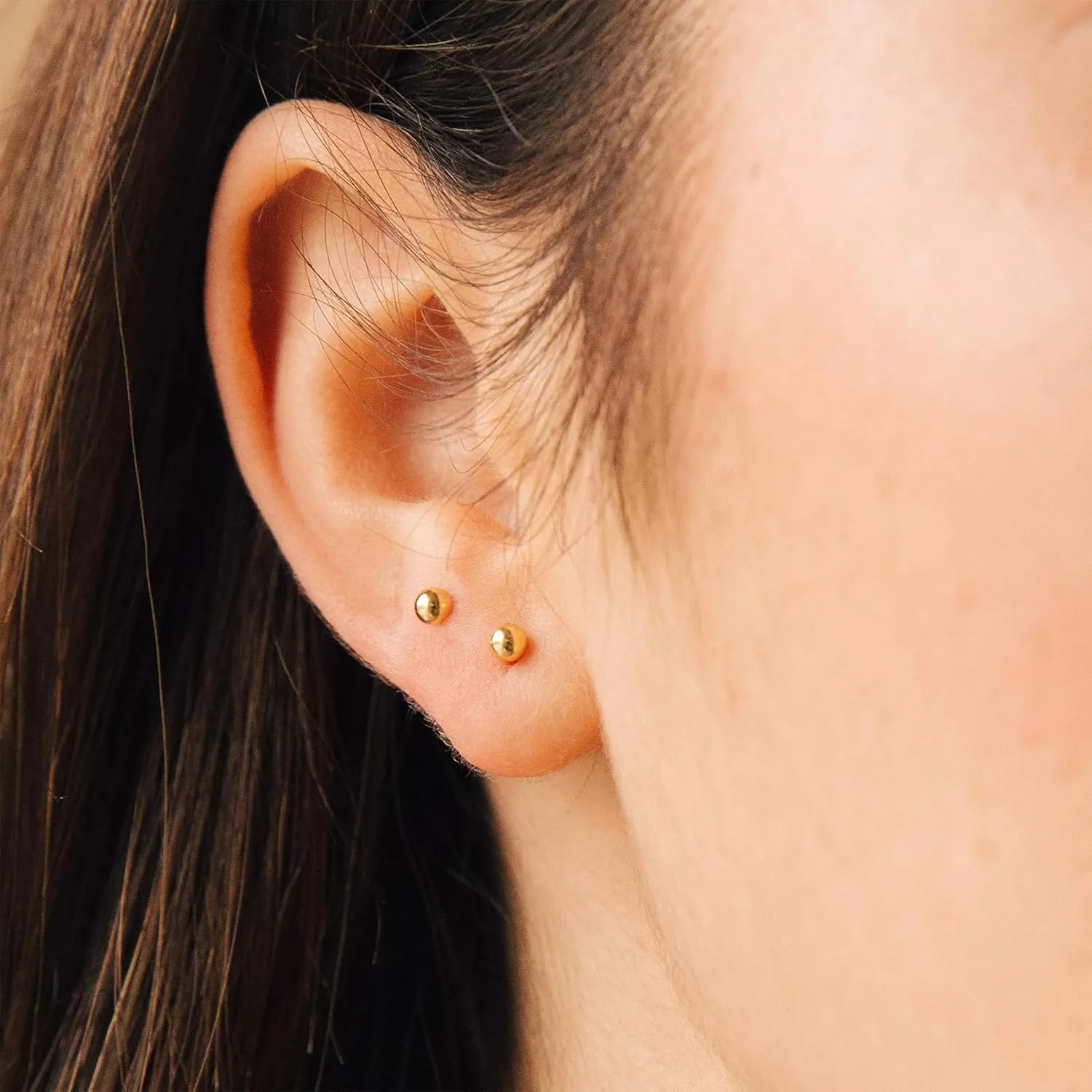 PRETOLE 8 Pairs Sterling Silver Stud Earrings for Women,14K Gold Plated Stud Earrings Set for Women Hypoallergenic Stud Earrings Cubic Zirconia Stud Earrings Small Stud Earrings for Women