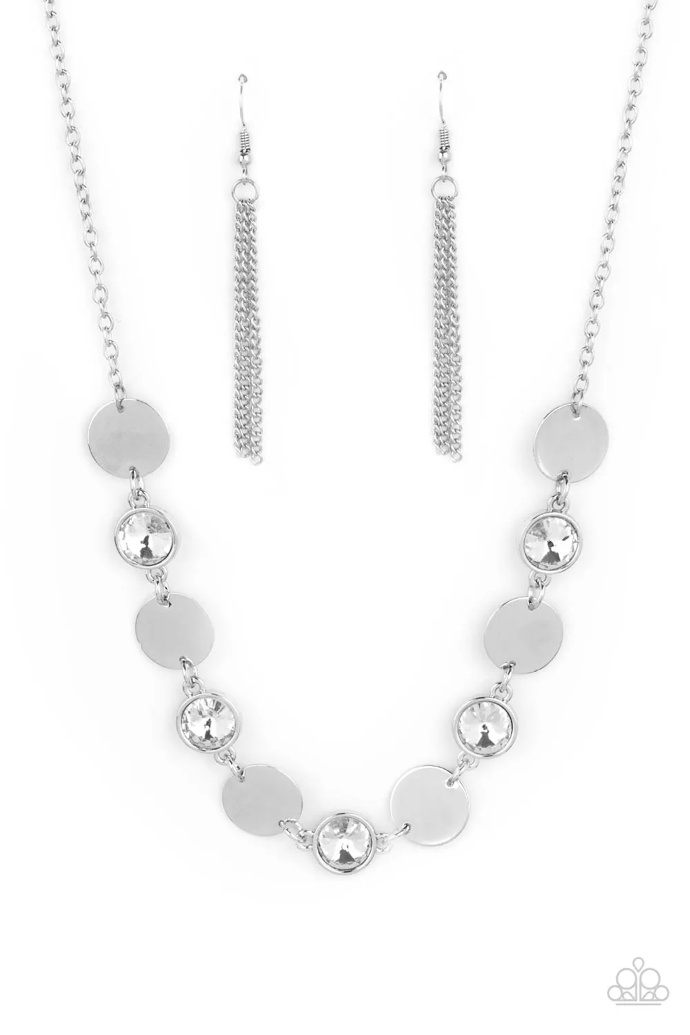 Refined Reflections - White Paparazzi Accessories