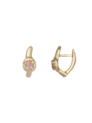 Rubellite Pluma Alvorada Earrings